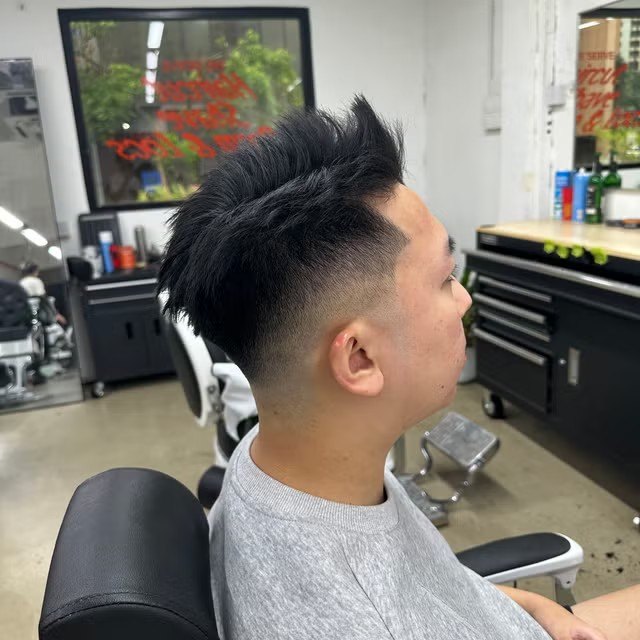 Spiky textured style